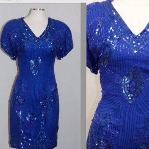 Ste'nay Blue Silk Gown